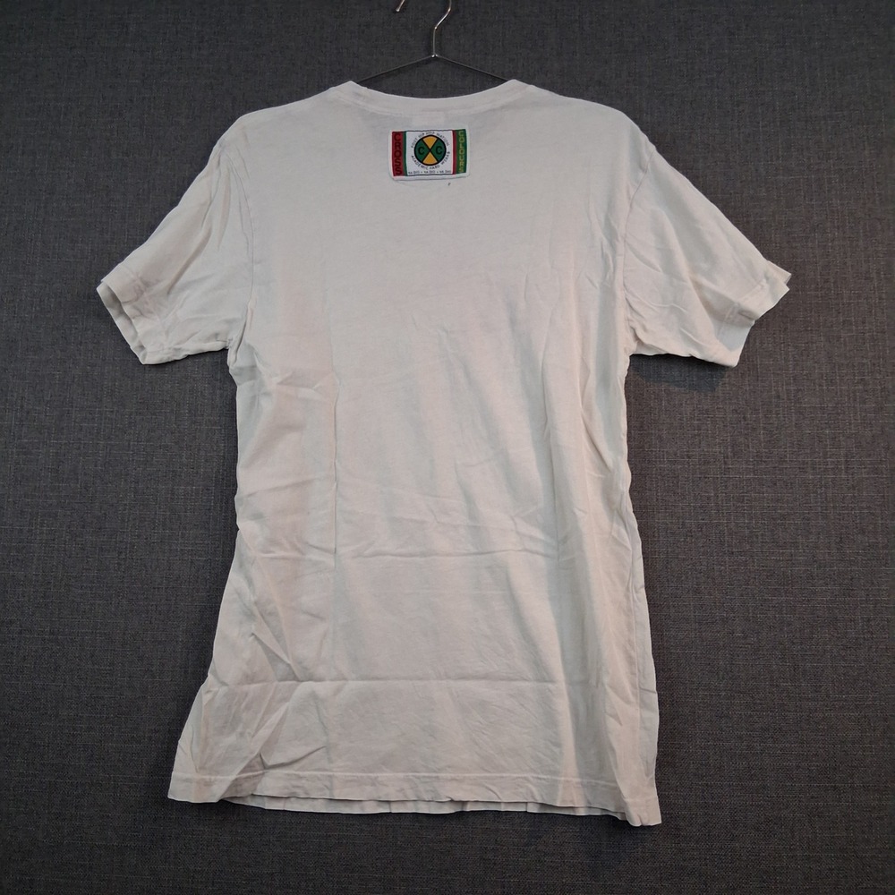 Cross Colours Accept No Imitations Africa Graphic T-Shirt White Small - Picture 8 of 10